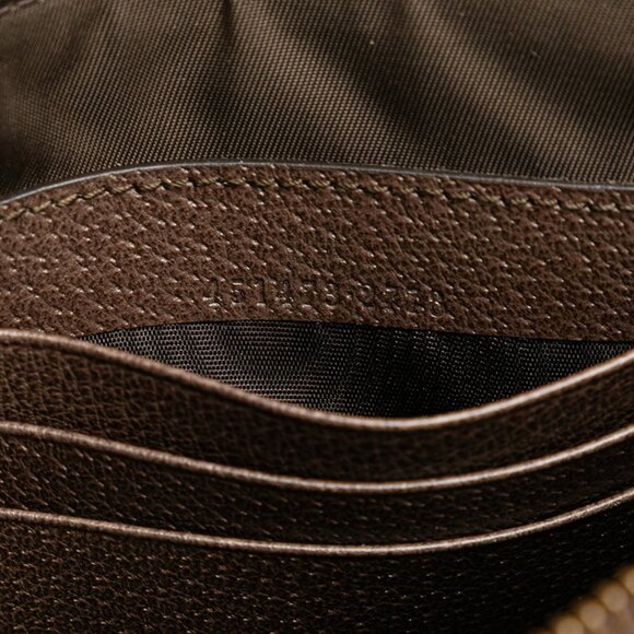 GUCCI Authentic Brown Leather Clutch Bag - Picture 9 of 11